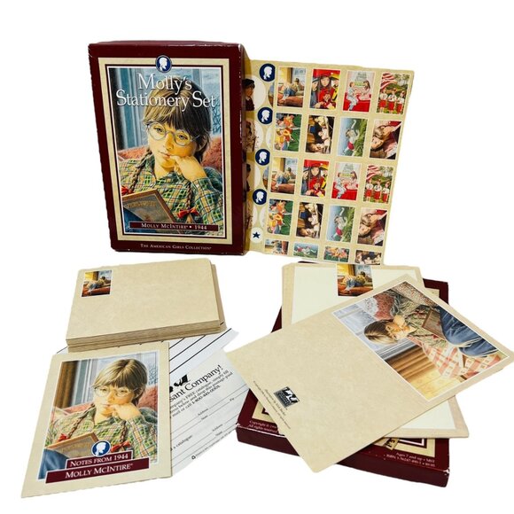 Molly McIntire Stationery Set The American Girls Collection Complete - Picture 14 of 14